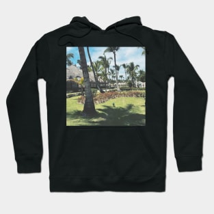 Stunning Garden with Beautiful Palm Trees Hoodie